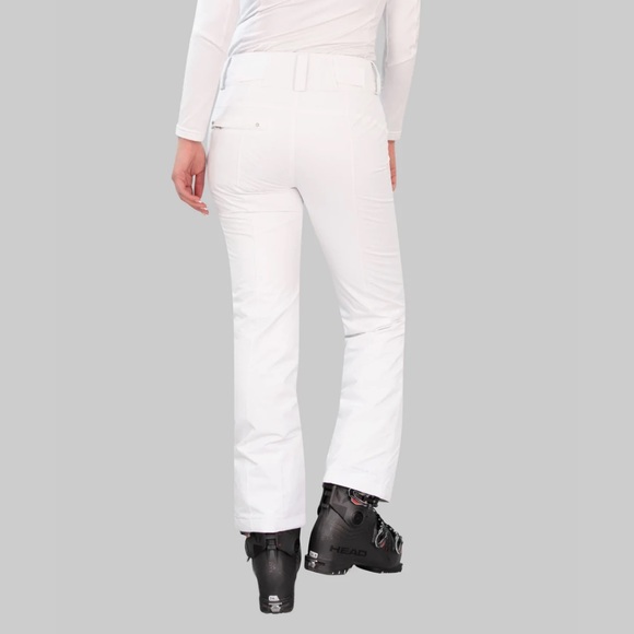 Obermeyer Malta White Ski Pants, size 6 - Picture 3 of 4